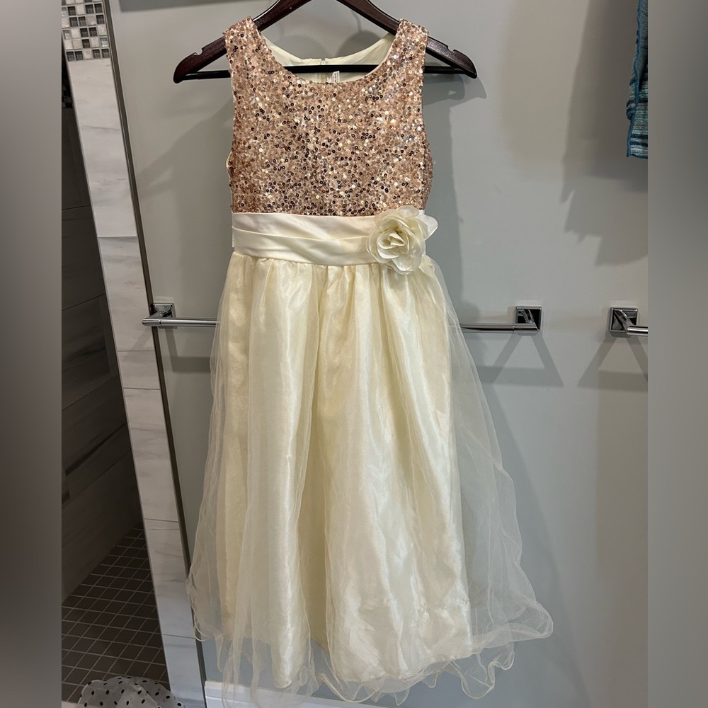 Sparkly white dress